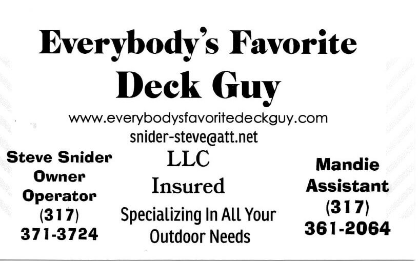 Contact Everybody's Favorite Deck Guy